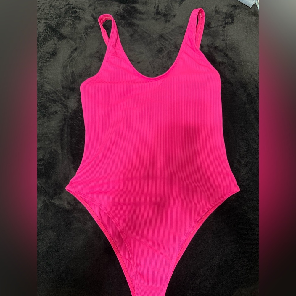 Pink One Piece Swimsuit